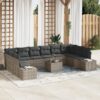 3355918 1 Set de canapele pentru grădină 11 pcs Gri 344 x 209 x 85 cm 3355918 1