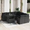 3357536 1 Set de canapele pentru grădină 9 pcs Negru Rattan poli 3357536 1