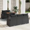 3358263 1 Set de canapele pentru grădină 6 pcs Negru Rattan poli 3358263 1