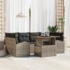 3358274 1 Set de canapele pentru grădină 7 pcs Gri Rattan poli 3358274 1