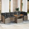 3358288 1 Set de canapele pentru grădină 8 pcs Gri Rattan poli 3358288 1