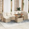 3358353 1 Set de canapele pentru grădină 8 pcs Bej Rattan poli 3358353 1