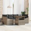 3358526 1 Set de canapele pentru grădină 7 pcs Gri Rattan poli 3358526 1