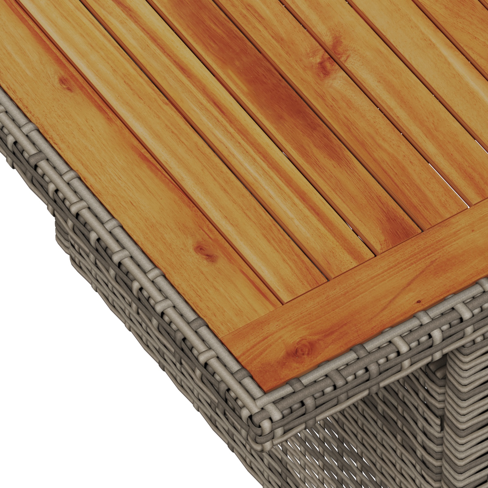 3358533 9 Set de canapele pentru grădină 8 pcs Gri Rattan poli Set de canapele pentru grădină 8 pcs Gri Rattan poli - imagine 9