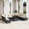 3358749 1 Set de canapele pentru grădină 11 pcs Negru Rattan poli 3358749 1