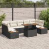 3358781 1 Set de canapele pentru grădină 8 pcs Negru Rattan poli 3358781 1