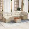 3359463 1 Set de canapele pentru grădină 8 pcs Bej poliratan 3359463 1