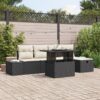 3359864 1 Set de canapele pentru grădină 6 pcs Negru Rattan poli 3359864 1