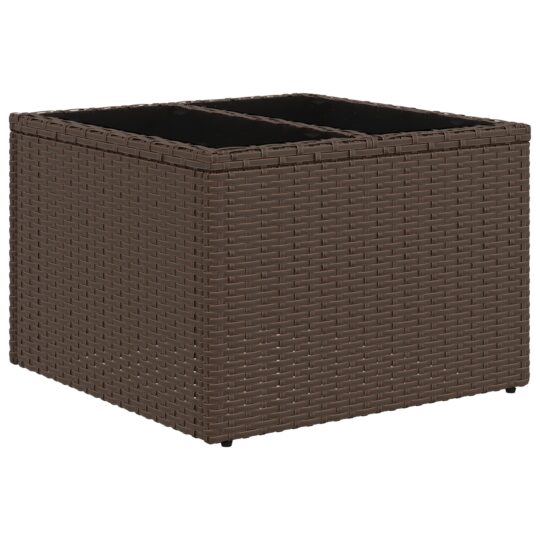 3360569 6 Set de canapele pentru grădină 9 pcs Maro Rattan poli 3360569 6