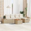 3360960 1 Set de canapele pentru grădină 6 pcs Bej 55 x 62 x 69 cm 3360960 1