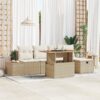3361408 1 Set de canapele pentru grădină 6 pcs Bej poliratan 3361408 1