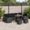 3362379 1 Set de canapele pentru grădină 10 pcs Negru Rattan poli 3362379 1
