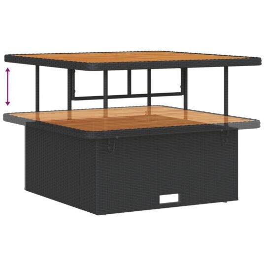 3362385 9 Set de canapele pentru grădină cu pernă 8 pcs Negru Rattan poli 3362385 9