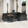 3362434 1 Set de canapele pentru grădină 12 pcs Negru Rattan poli 3362434 1