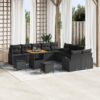 3362449 1 Set de canapele pentru grădină 13 pcs Negru Rattan poli 3362449 1
