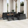 3362459 1 Set de canapele pentru grădină 14 pcs Negru Rattan poli 3362459 1