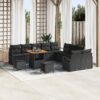 3362579 1 Set de canapele pentru grădină 13 pcs Negru Rattan poli 3362579 1
