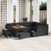 3362814 1 Set de canapele pentru grădină 12 pcs Negru Rattan poli 3362814 1