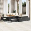 3362835 1 Set de canapele pentru grădină 13 pcs Negru Rattan poli 3362835 1