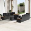 3362884 1 Set de canapele pentru grădină 11 pcs Negru Rattan poli 3362884 1