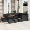 3362959 1 Set de canapele pentru grădină 13 pcs Negru Rattan poli 3362959 1