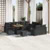3363749 1 Set de canapele pentru grădină 13 pcs Negru Rattan poli 3363749 1