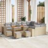3364002 1 Set de canapele pentru grădină 13 pcs Beige și gri deschis 3364002 1