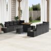 3364704 1 Set de canapele pentru grădină 11 pcs Negru 80 x 80 x 71 cm 3364704 1