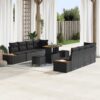3364839 1 Set de canapele pentru grădină 11 pcs Negru 90 x 55 x 71 cm 3364839 1