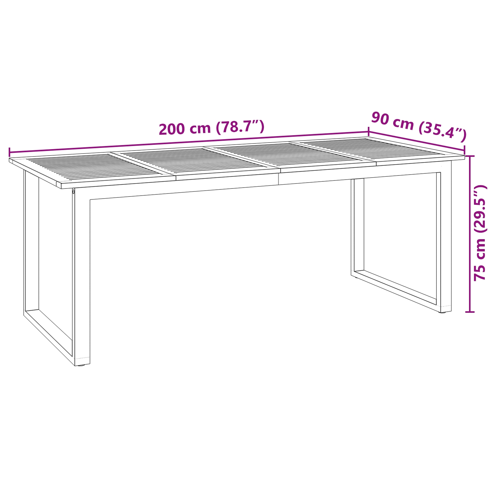 3365470 11 Set de masă pentru grădină 9 pcs Gri Set de masă pentru grădină 9 pcs Gri - imagine 11