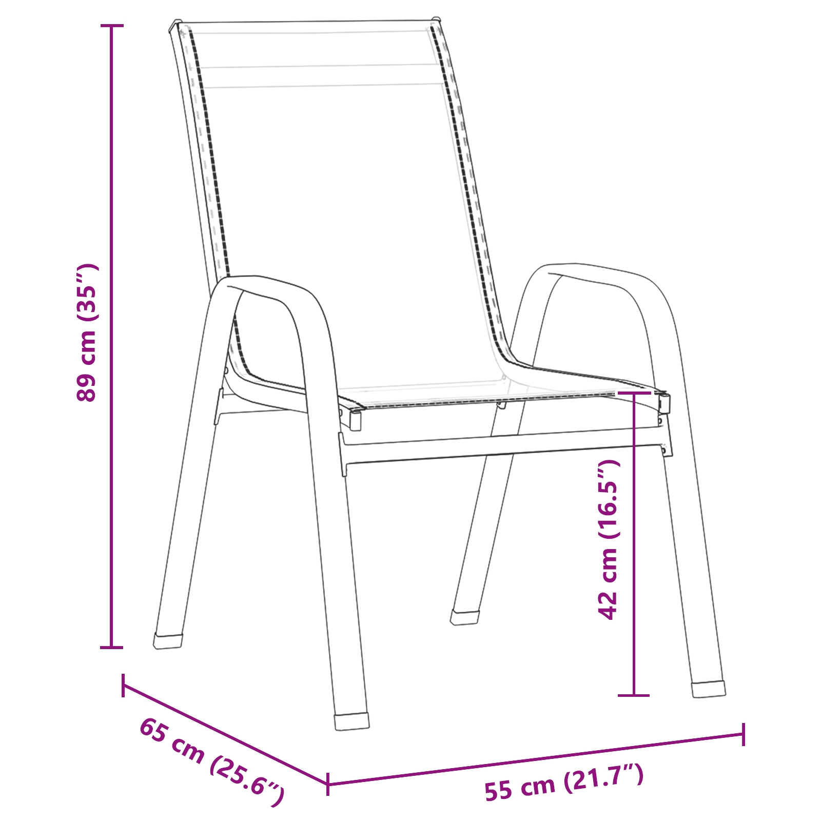 3379116 10 Set de masă pentru grădină 5 pcs Negru Textilene și oțel Set de masă pentru grădină 5 pcs Negru Textilene și oțel - imagine 10