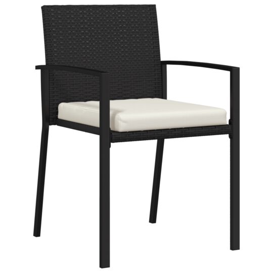 3379249 6 Set de dining de grădină 5 piese Rattan negru 3379249 6