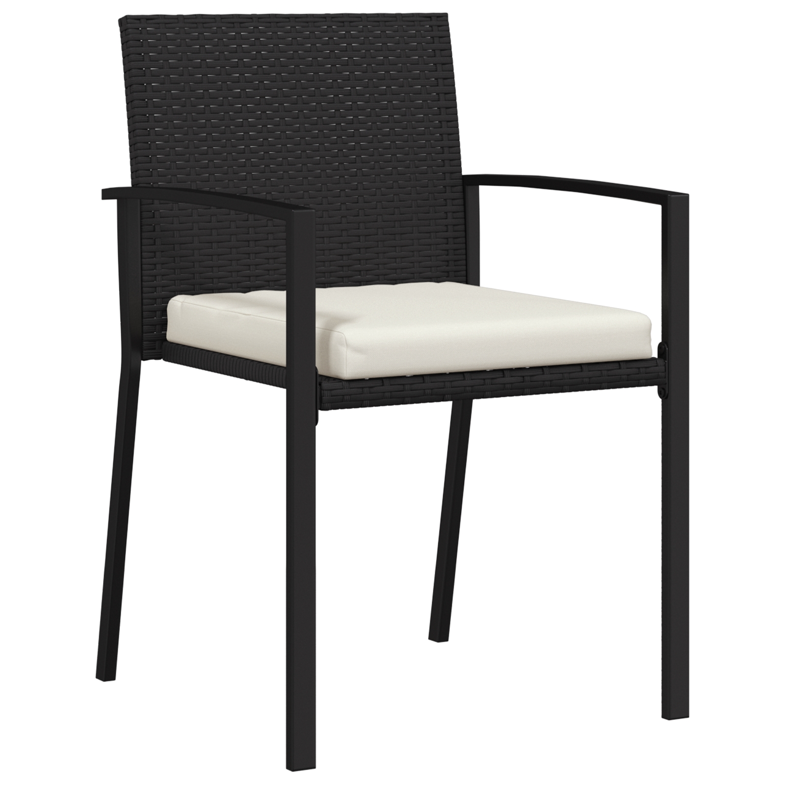 3379249 6 Set de dining de grădină 5 piese Rattan negru Set de dining de grădină 5 piese Rattan negru - imagine 6