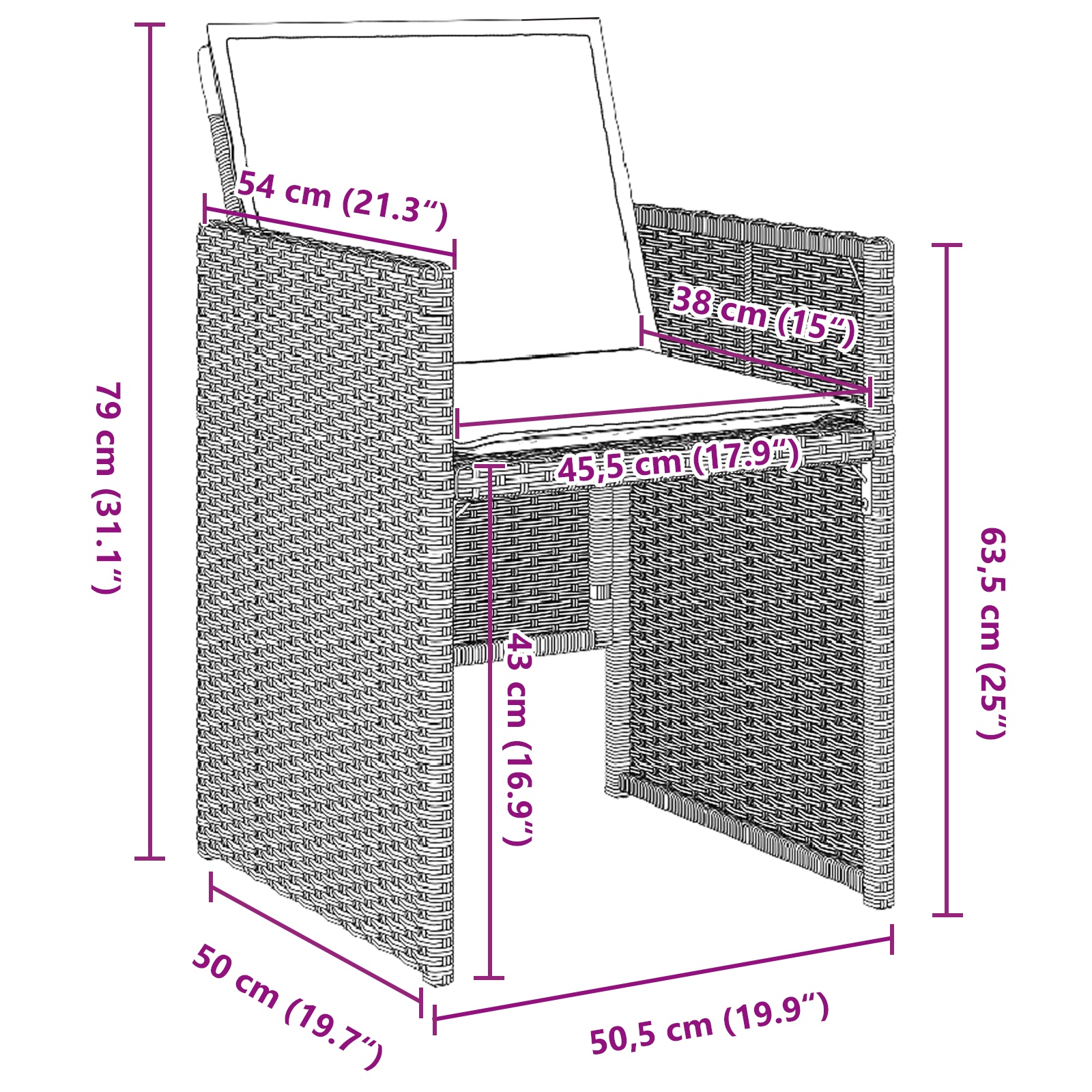 3379963 10 Set de Dining pentru Grădină cu 9 Piese și Perne Gri deschis din Ratan Polimeric Set de Dining pentru Grădină cu 9 Piese și Perne Gri deschis din Ratan Polimeric - imagine 10