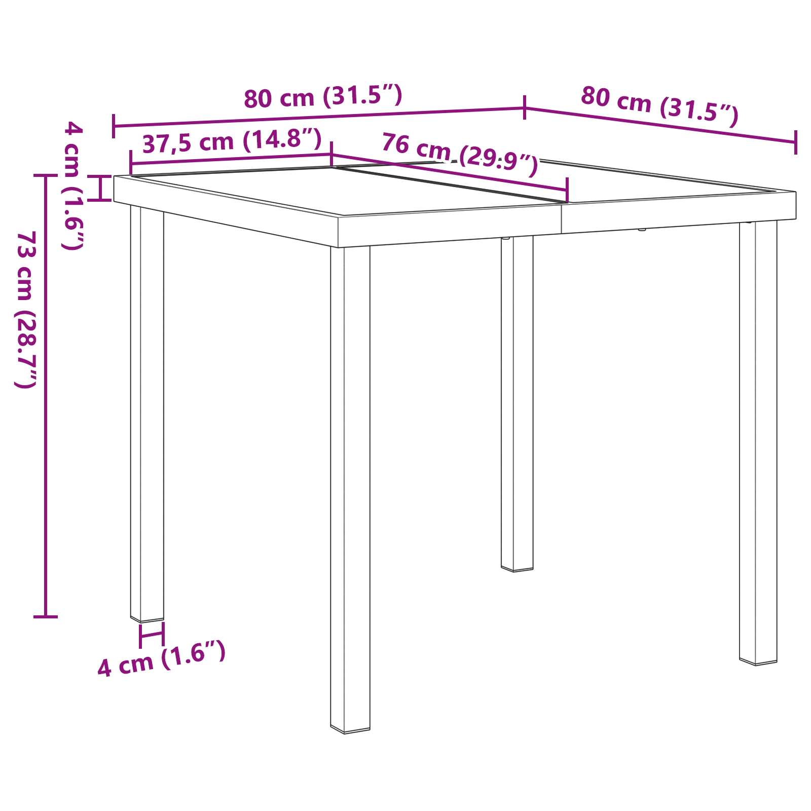 3380043 11 Set de masă pentru grădină 3 pcs Gri Rattan poli Set de masă pentru grădină 3 pcs Gri Rattan poli - imagine 11