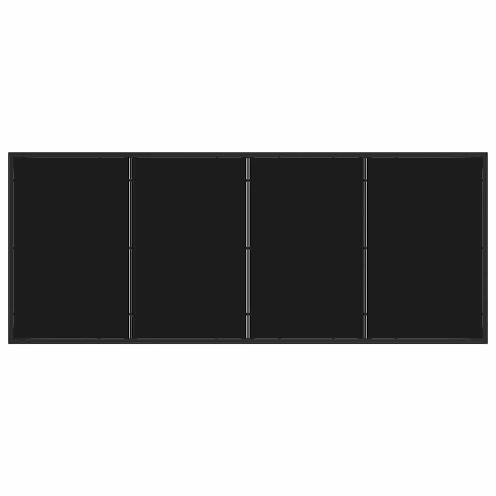 3380356 8 Set de dining pentru grădină cu 7 piese, cu perne, din ratan gri Set de dining pentru grădină cu 7 piese, cu perne, din ratan gri - imagine 8