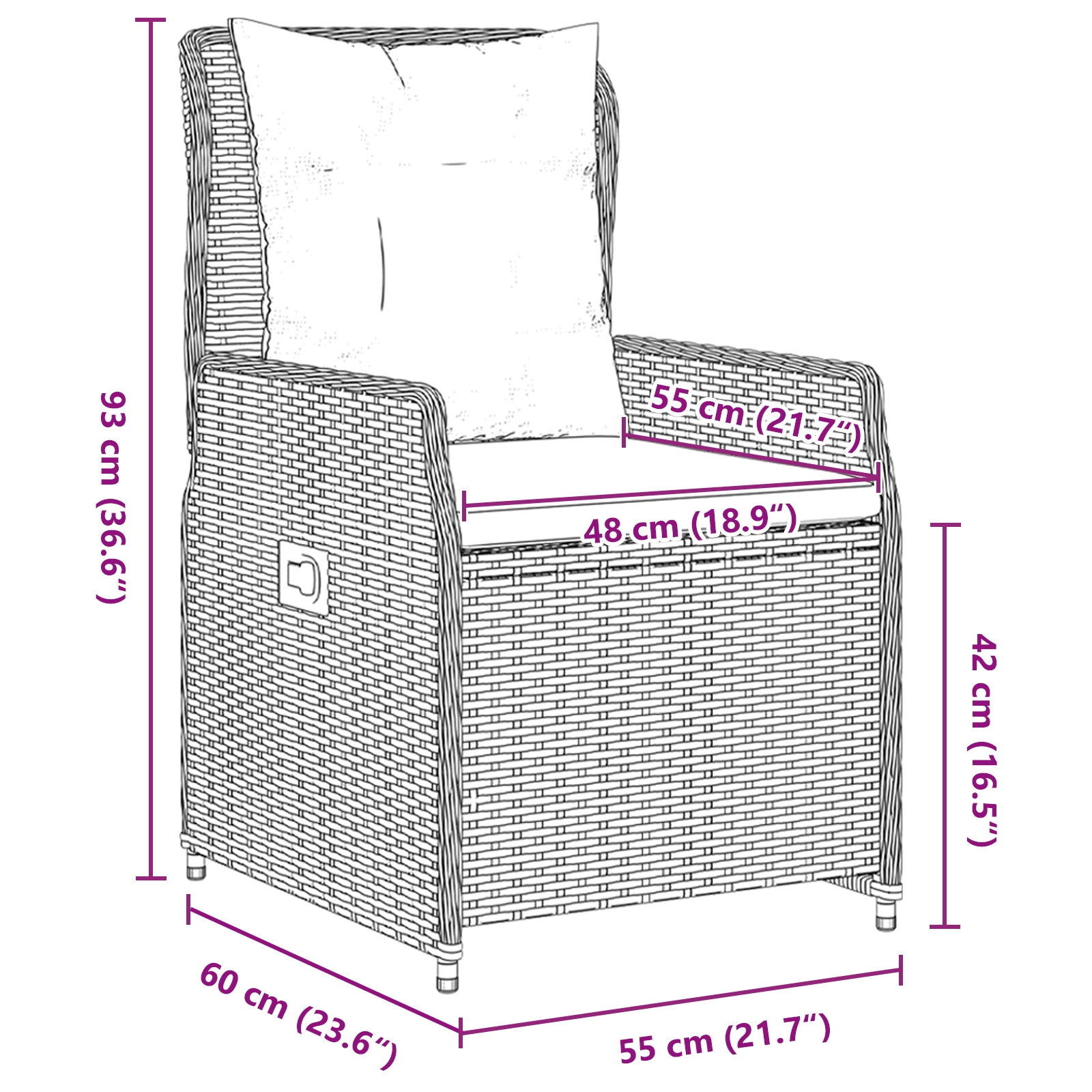 3380963 10 Set de masă pentru grădină 5 pcs Bej poliratan Set de masă pentru grădină 5 pcs Bej poliratan - imagine 10