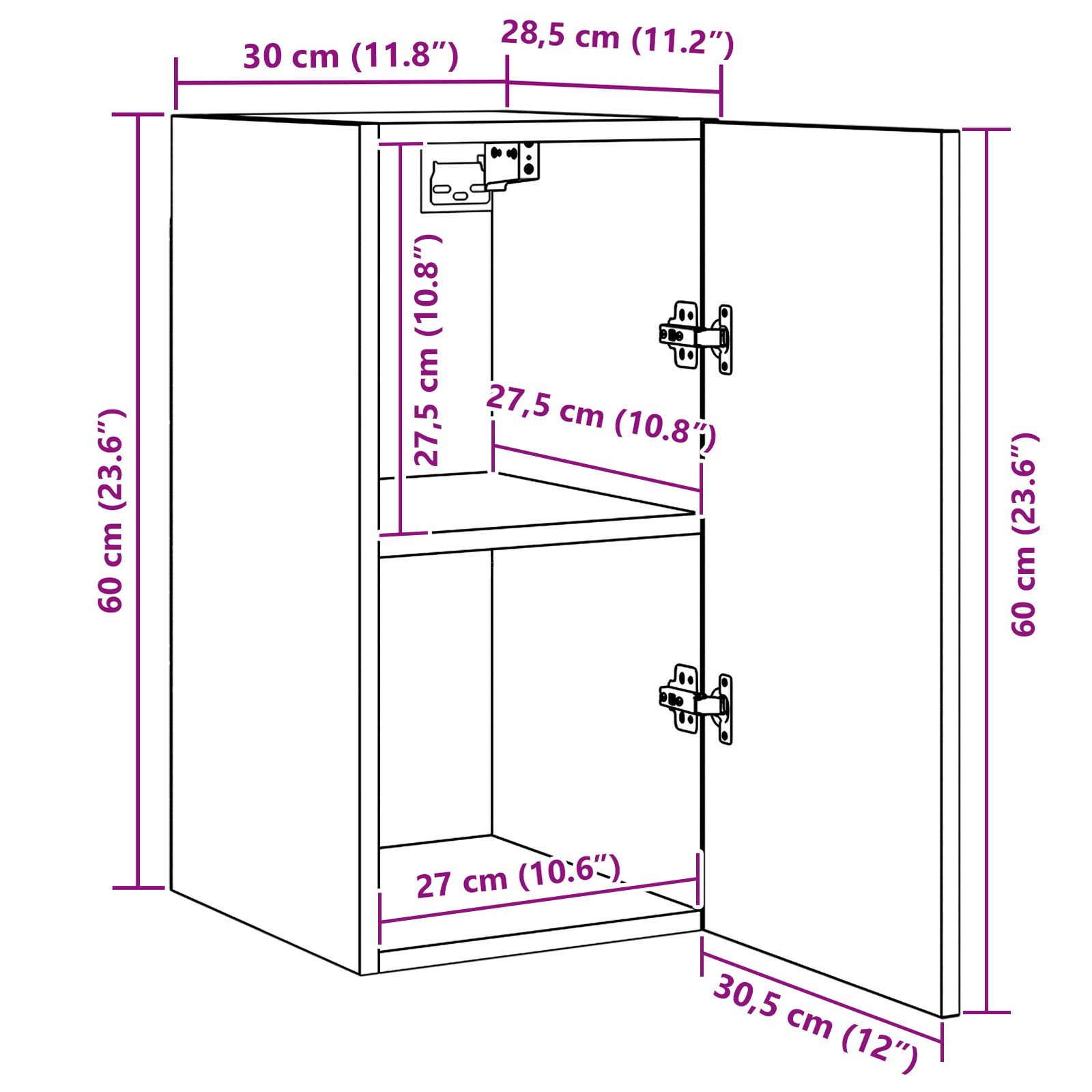 3393145 10 Set comodă TV Pe perete 7 pcs Stejar negru 30.5 x 30 x 60 cm Set comodă TV Pe perete 7 pcs Stejar negru 30.5 x 30 x 60 cm - imagine 10