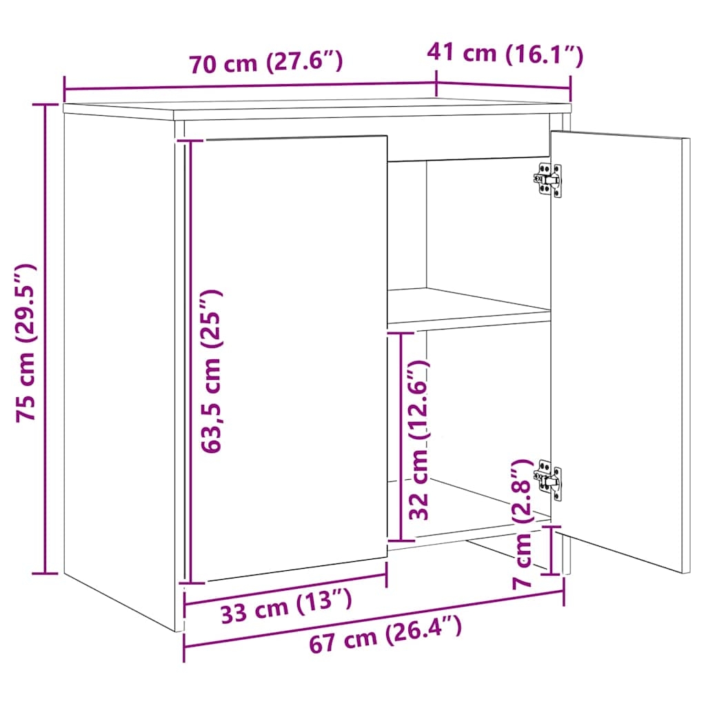 3393156 10 Bufeturi 3 pcs Lemn vechi 70 x 41 x 75 cm Lemn compozit Bufeturi 3 pcs Lemn vechi 70 x 41 x 75 cm Lemn compozit - imagine 10
