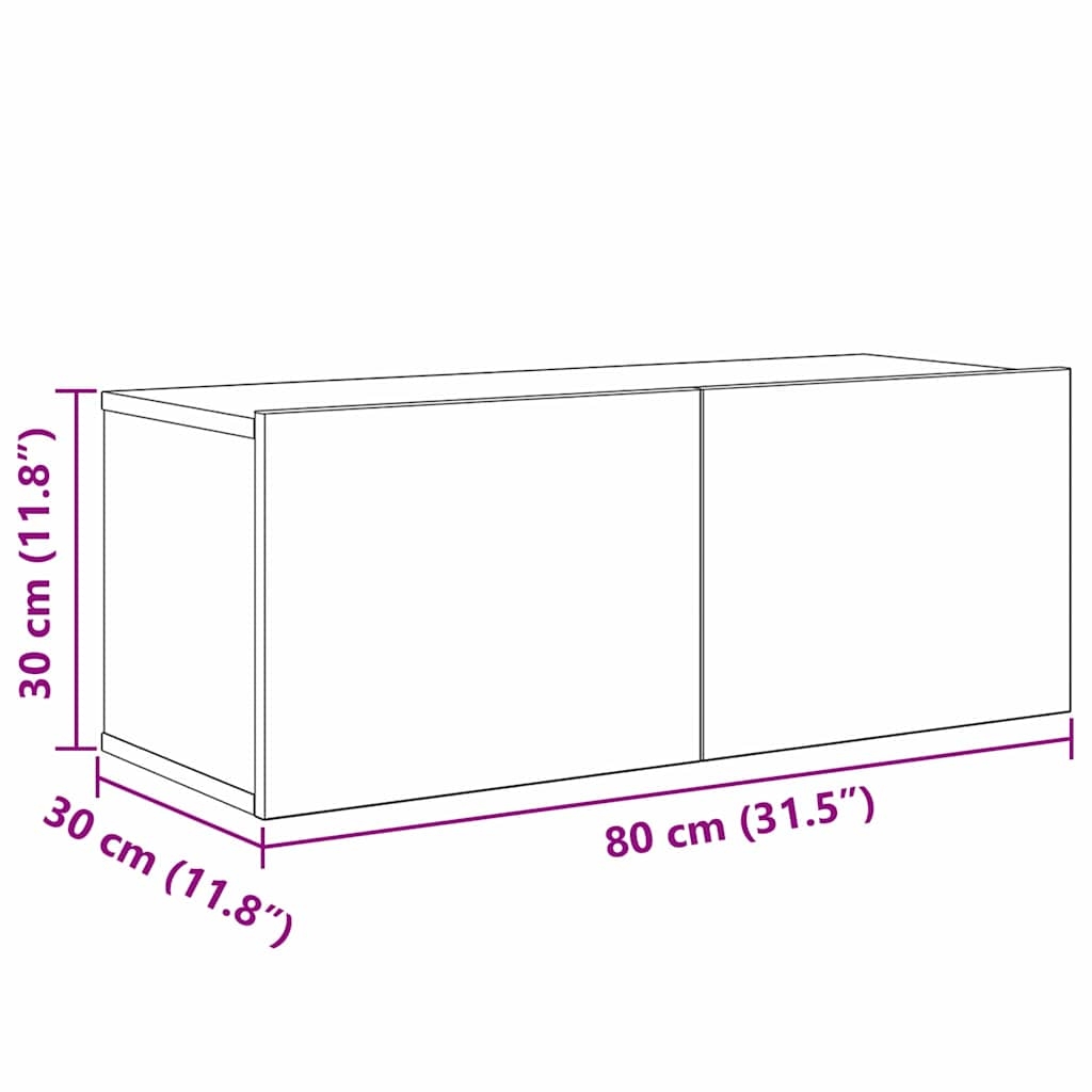 3393165 13 Set dulap TV Pe perete 8 pcs Lemn vechi Lemn compozit Set dulap TV Pe perete 8 pcs Lemn vechi Lemn compozit - imagine 13