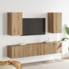 3393272 1 Set comodă TV 4 pcs stejar artizanal Mediu Lemn compozit 3393272 1