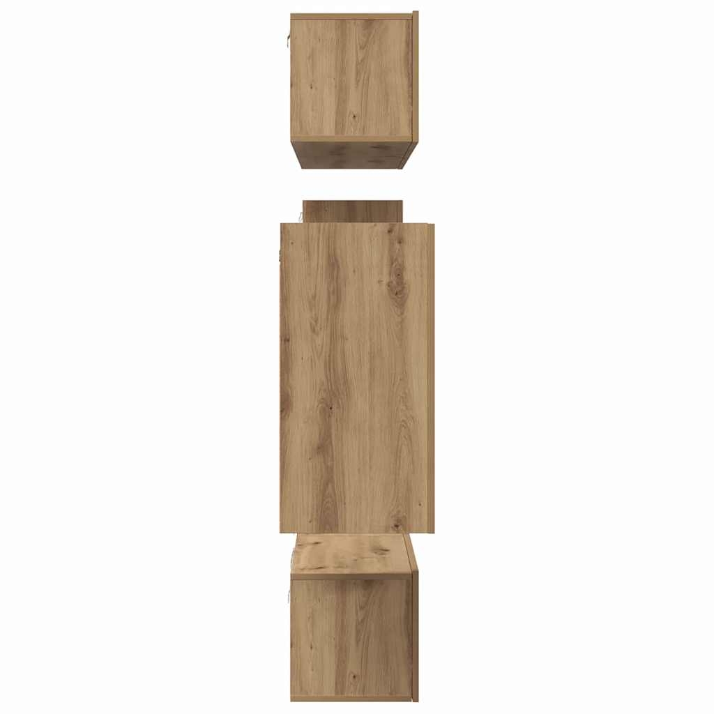 3393281 9 Set comodă TV 8 pcs stejar artizanal 30.5 x 30 x 60 cm Set comodă TV 8 pcs stejar artizanal 30.5 x 30 x 60 cm - imagine 9