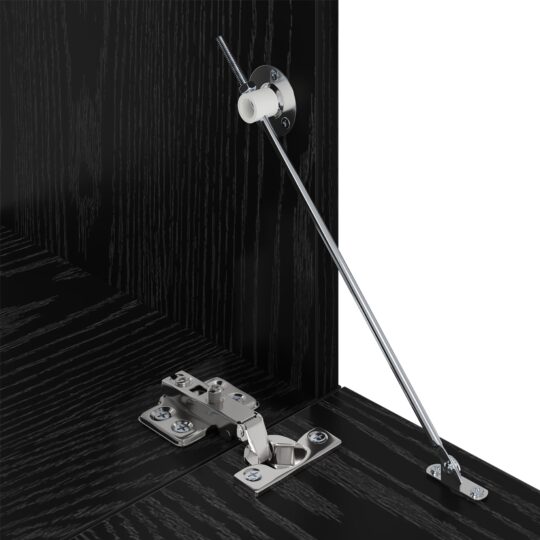 3393346 13 Dulap pentru TV pe Perete 6 pcs Stejar negru Lemn compozit 3393346 13