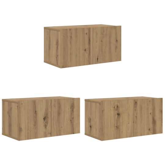 3393353 5 Set comodă TV Pe perete 8 pcs stejar artizanal 60 x 30 x 30 cm 3393353 5