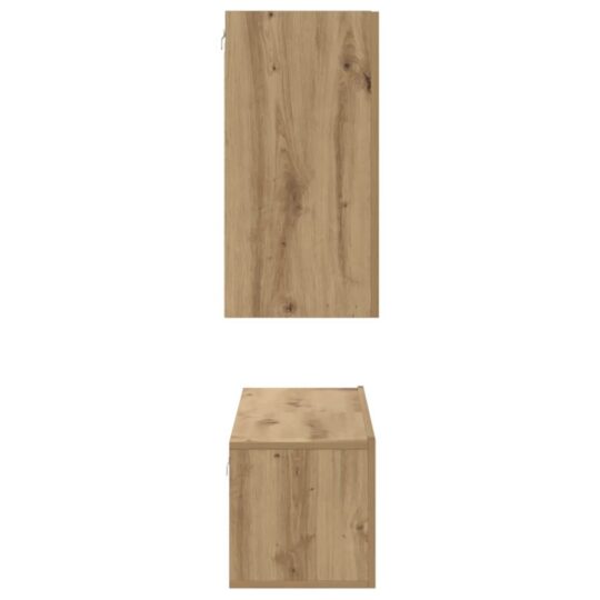 3393374 8 Set comodă TV Pe perete 4 pcs stejar artizanal 60 x 30 x 30 cm 3393374 8