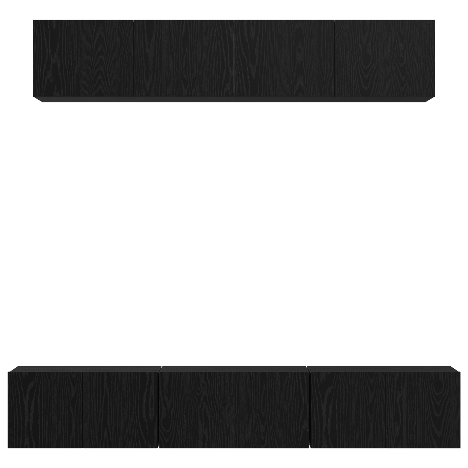 3393406 8 Set comodă TV 5 pcs Stejar Negru Mediu 80 x 30 x 30.5 cm Set comodă TV 5 pcs Stejar Negru Mediu 80 x 30 x 30.5 cm - imagine 8