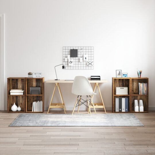 Set comodă TV 4 pcs Lemn vechi 37 x 35 x 72 cm Lemn compozit