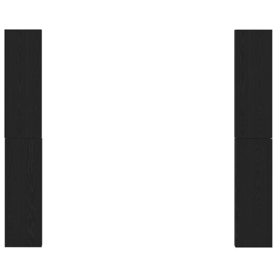 3393568 6 Set Dulapuri TV Pe perete 4 pcs Stejar negru 30.5 x 30 x 90 cm 3393568 6