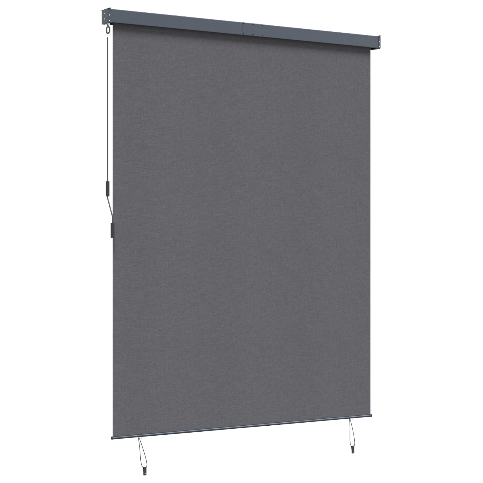 362096 6 Jaluzea Rulou de Exterior Dungi Antracit 220 x 250 cm țesătură Jaluzea Rulou de Exterior Dungi Antracit 220 x 250 cm țesătură - imagine 6