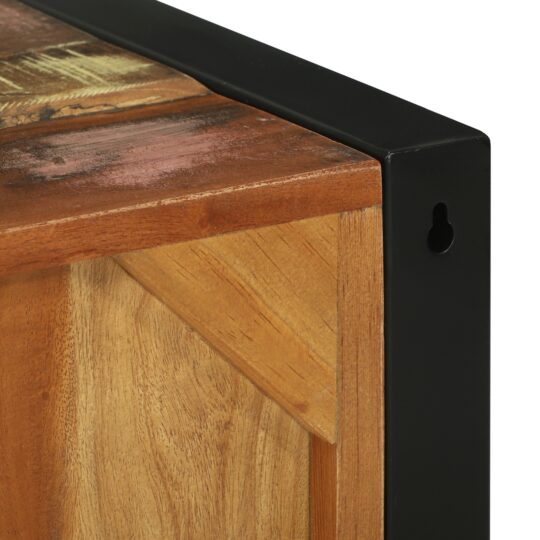 4013616 12 Dulap de baie cu ușă Maro 40 x 30 x 40 cm Lemn masiv recuperat 4013616 12